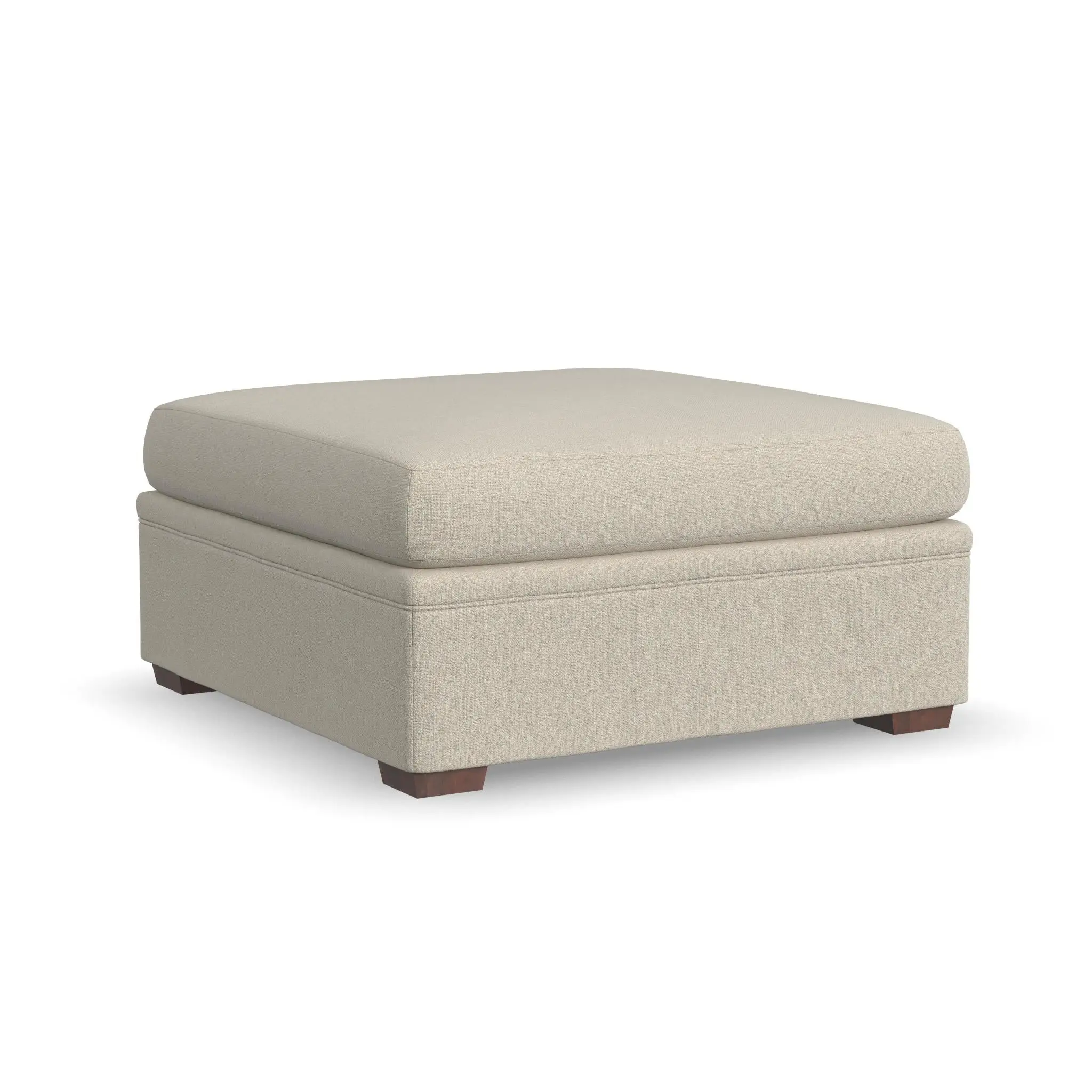 e39e950710fa5a28d73fde6d9430f0a8 Evelyn Fabric Square Cocktail Ottoman - Image 1