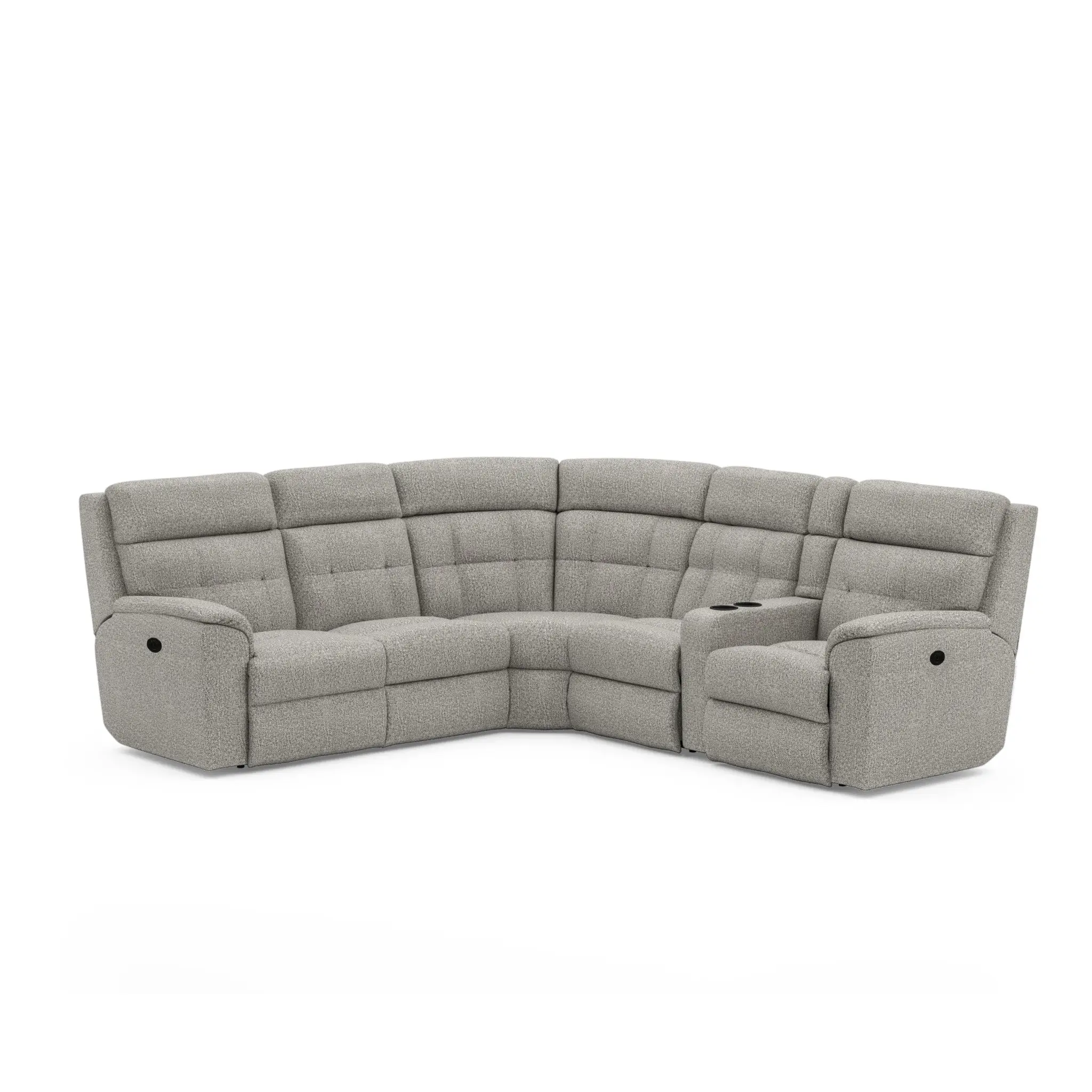 e8ee6eda6ed7ba974afa913a5628b3ef Mason Fabric Power Reclining Sectional - Image 1