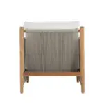 Pacifica Teak Outdoor Lounge Chair - Image 2