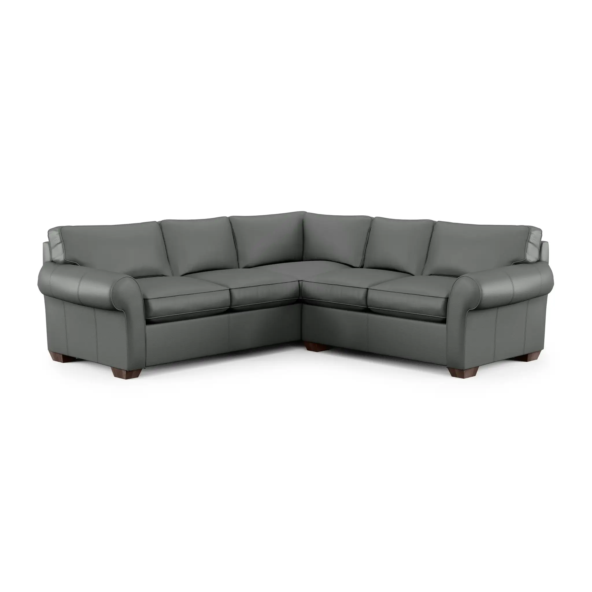 edbd8366b11d899b7bdb5530f37796b5 Vail Leather Sectional - Image 1