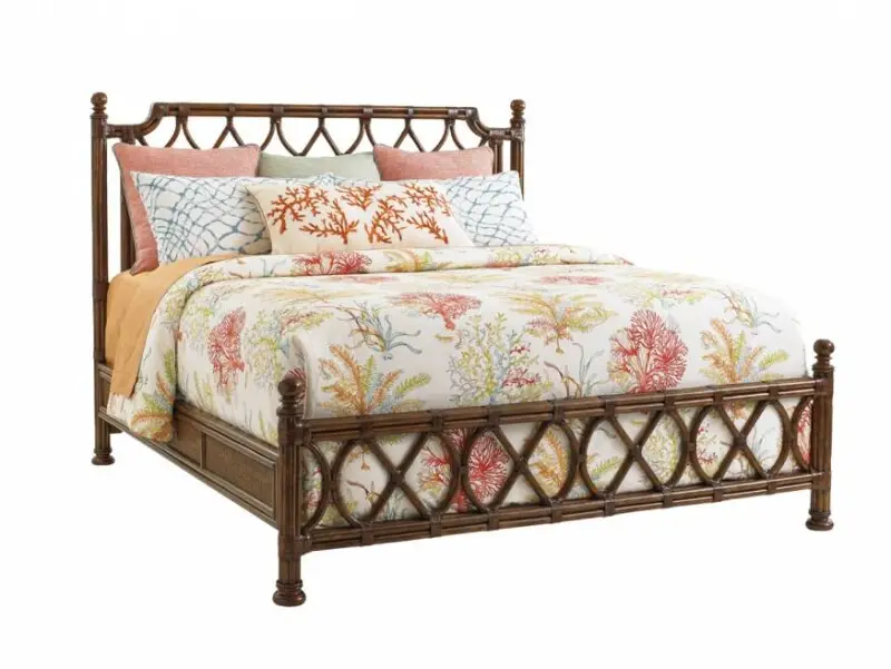 ee98dfb03e6ad3c37e6eec9b0e563bd5 Bali Hai Island Breeze Rattan Bed 593-134C - Image 1
