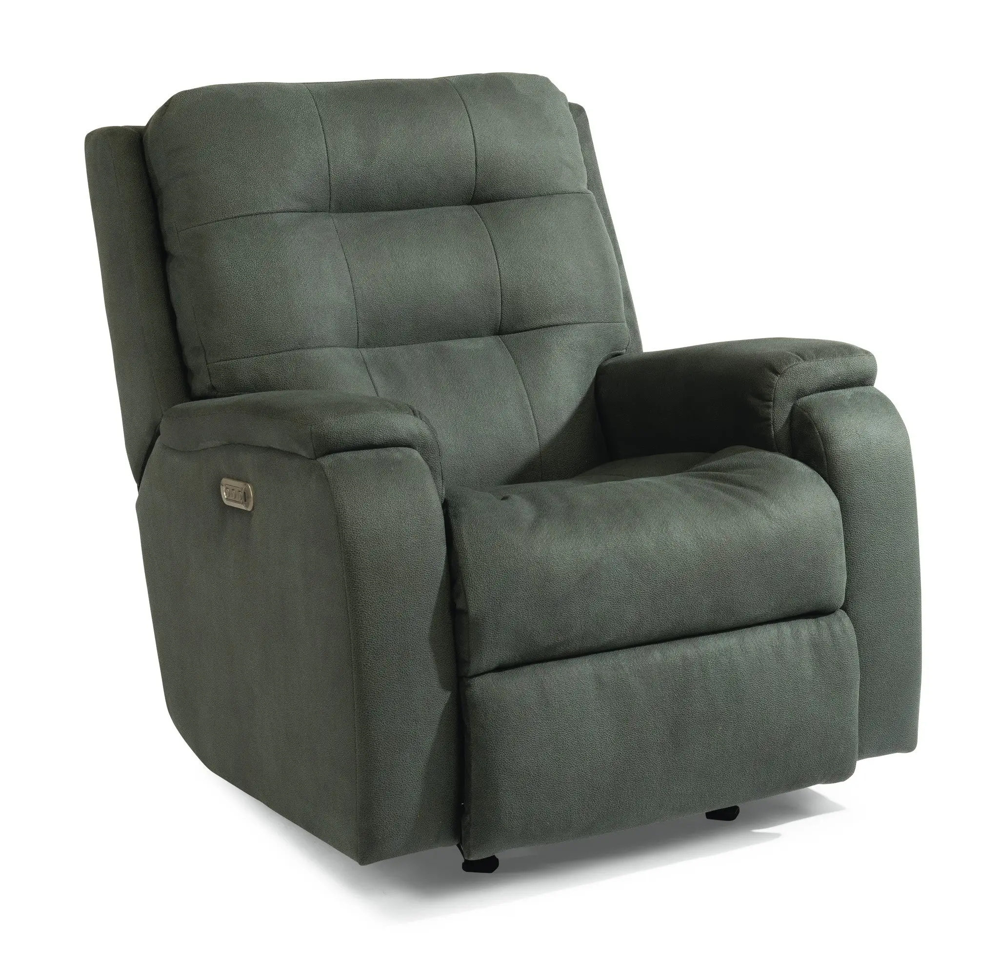 ef66b09f1319129e5b8fa443fc589422 Arlo Fabric Power Rocking Recliner with Power Headrest & Lumbar - Image 1