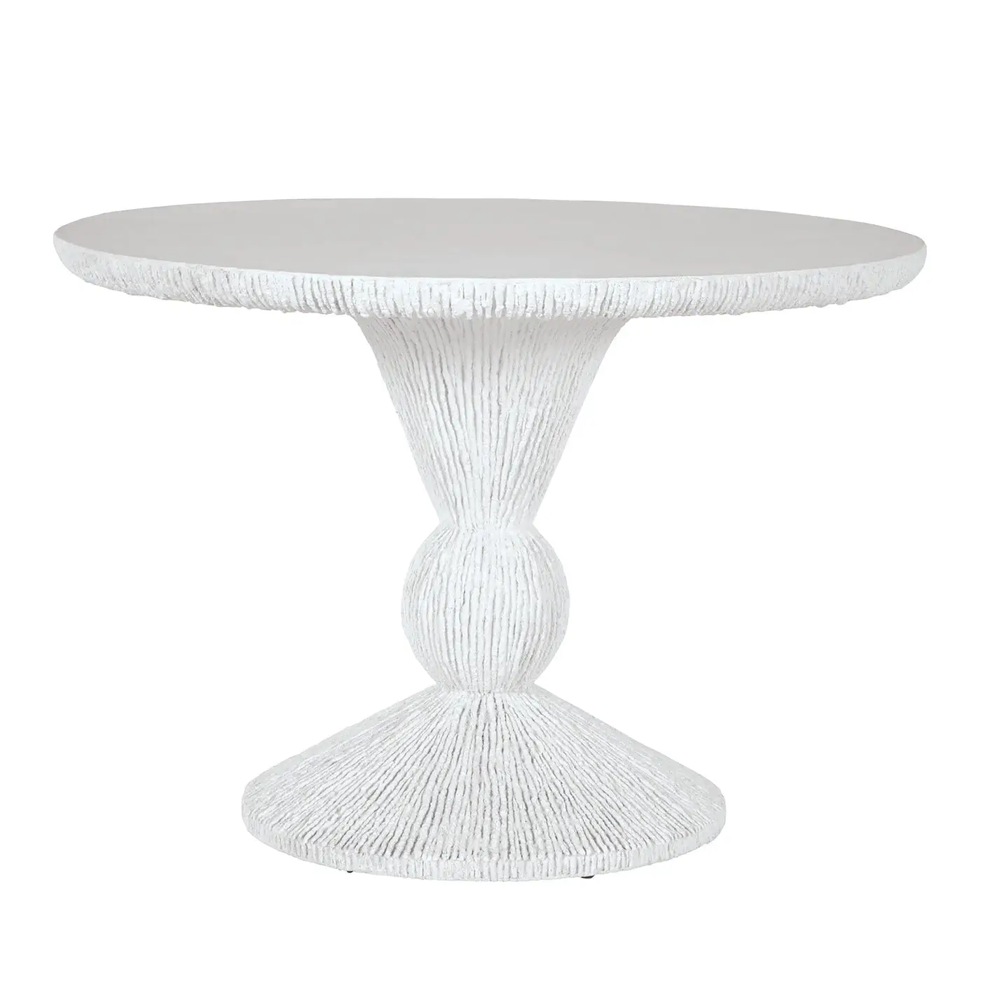 f7fa67da94c7b0f1cd17d28783bcdf91 Montello Cast Stone Round Outdoor Pedestal Table 42 In. W X 29.5 In. H - Image 1