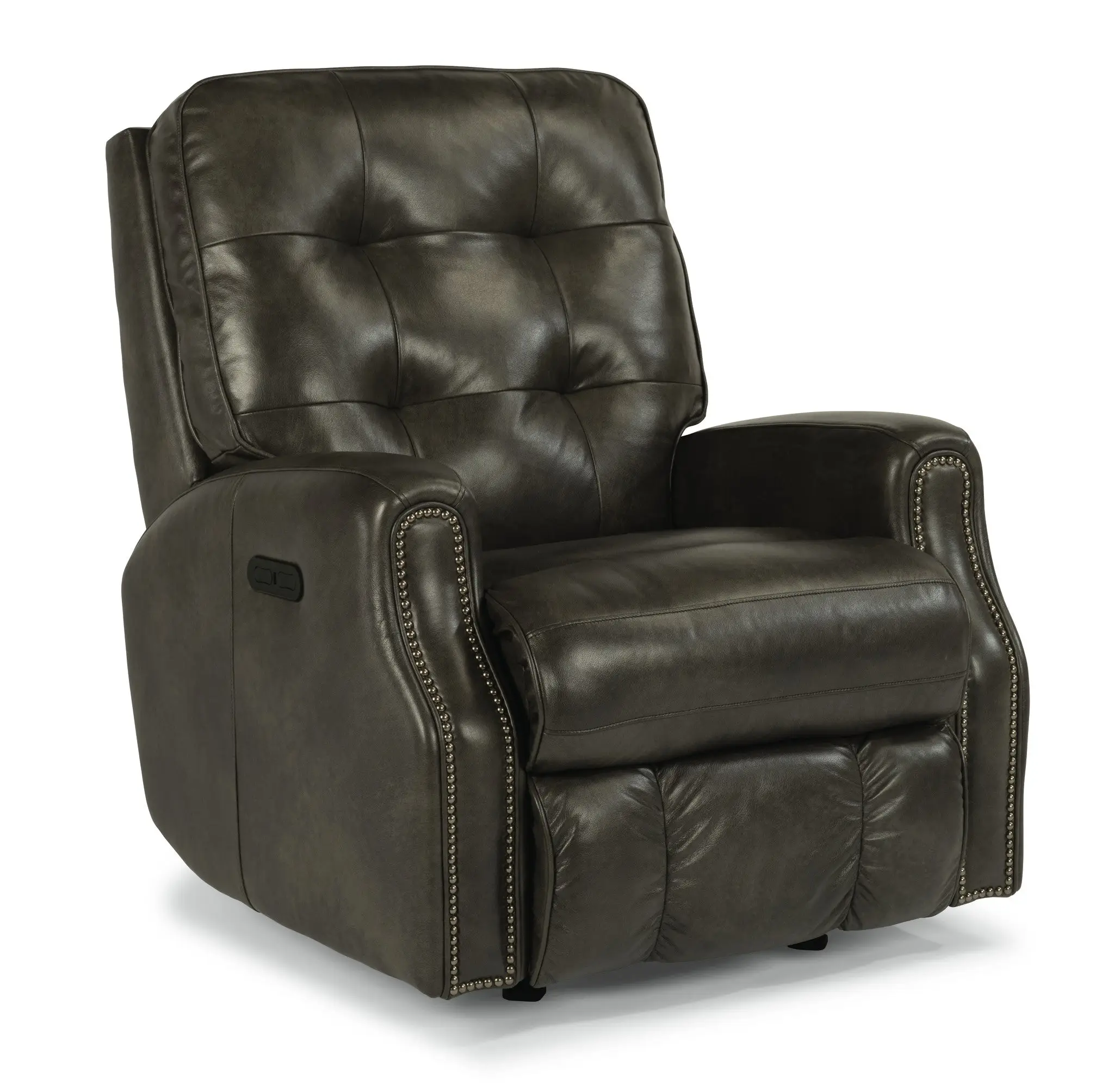 fbcfaafb61334135105fad70c1955d7a Devon Leather Power Recliner with Power Headrest - Image 1