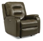 Arlo Leather Power Recliner with Power Headrest & Lumbar