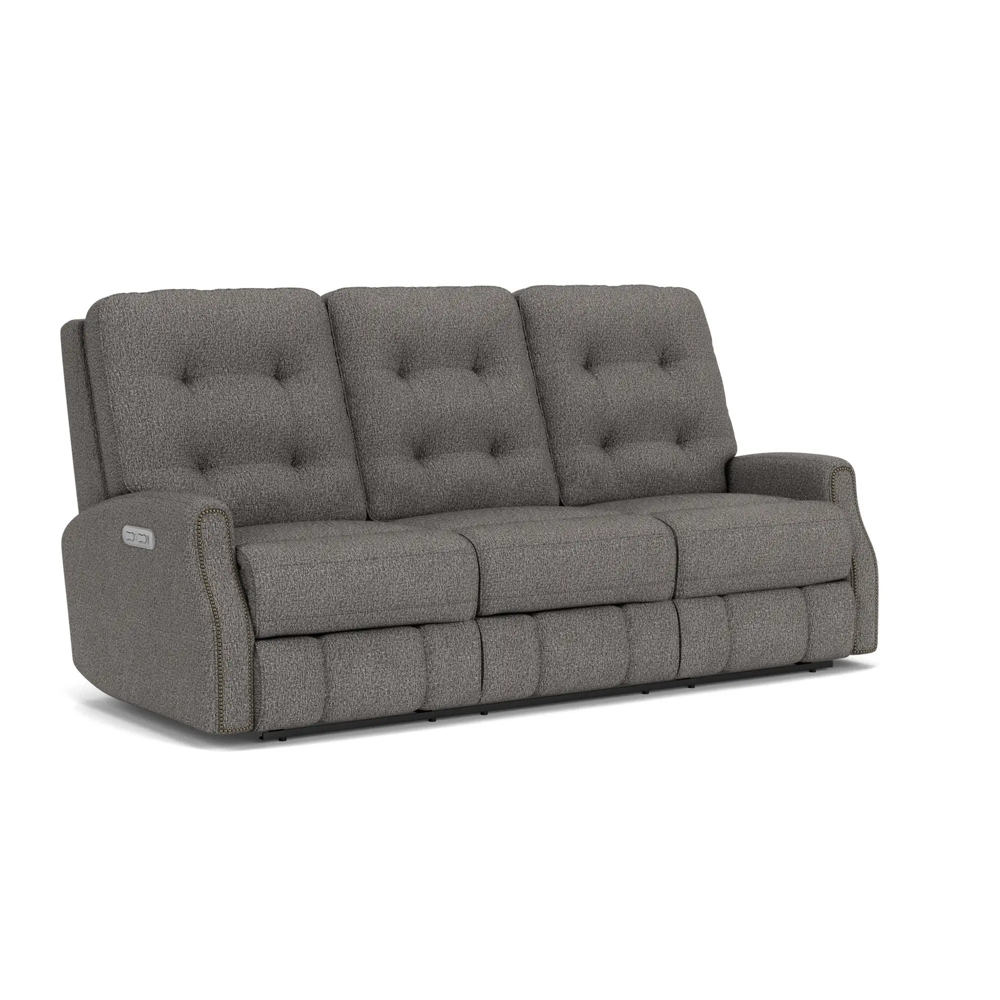 fc2cfe48ea14eccc897959d58ba019a8 Devon Fabric Power Reclining Sofa with Power Headrests - Image 1