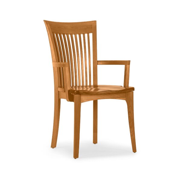 sarah wood seat armchair