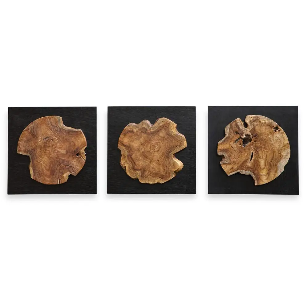2127e8608f109c9977535f7de90e19dd Kolini Wood Wall Decor, S/3 - Image 1