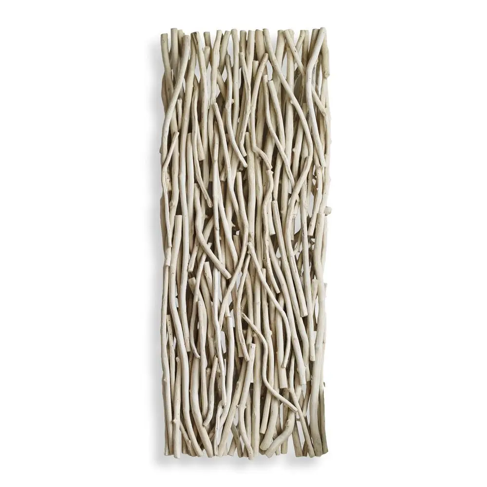 31a4950f7842d26e9f436d6cb5f52866 Gathered Teak Wood Wall Decor, Bleached - Image 1