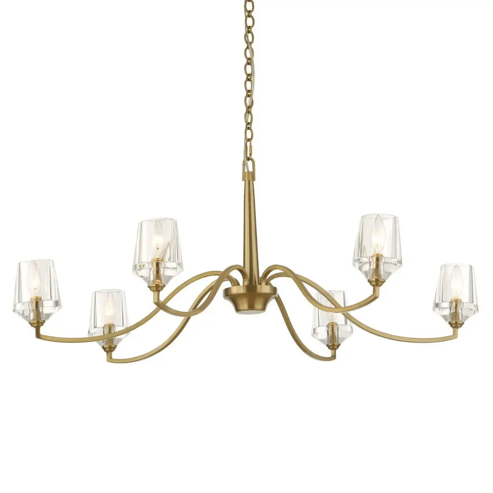 3778c6b260e4e46970c6679d708293d6 Barcelona, 6 Lt Chandelier - Image 1