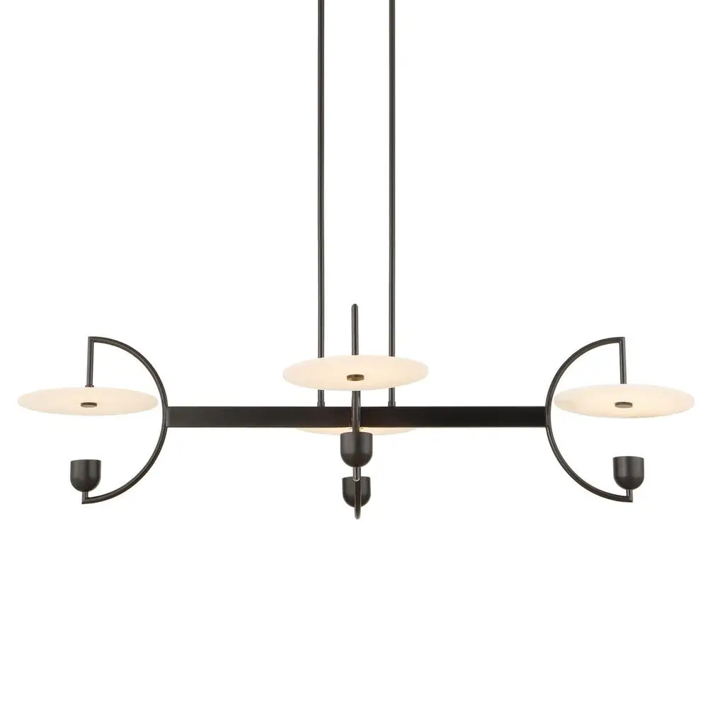 3b6bdd2e0a2d9da5a0c6ec0b91049657 Kyoto, 4 Lt Linear Led Chandelier - Image 1