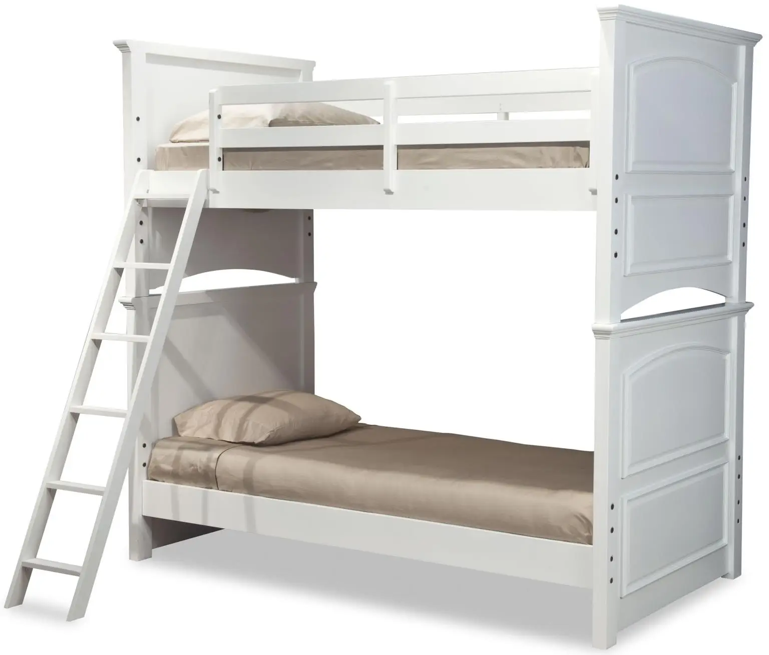 5011d80a5b20a198f4a6b6e55dcc1ba3 Complete Twin Over Twin Bunk Bed - Image 1
