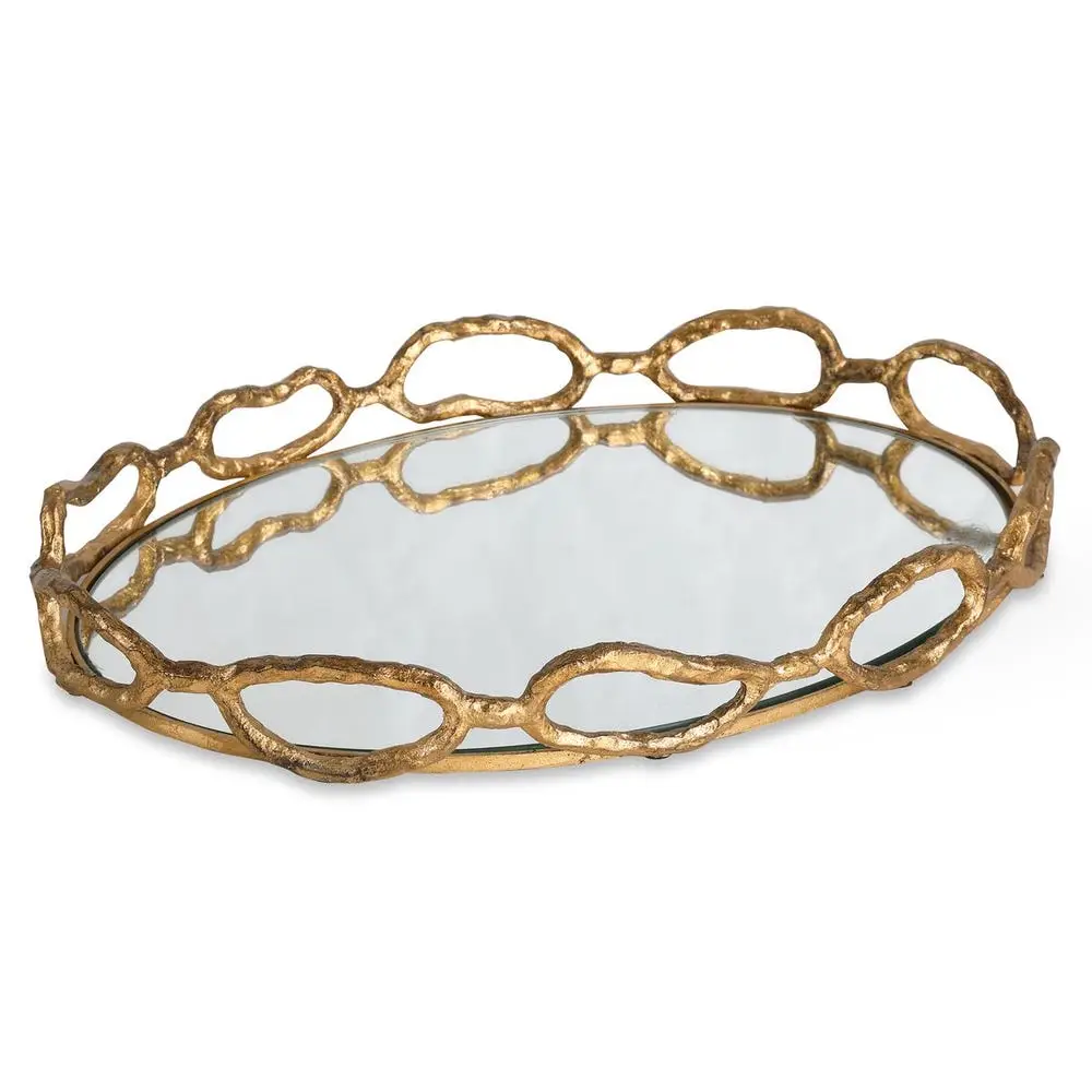 5ed1ba14227298f5ebe57ac3938206b2 Cable Chain Tray, Gold - Image 1