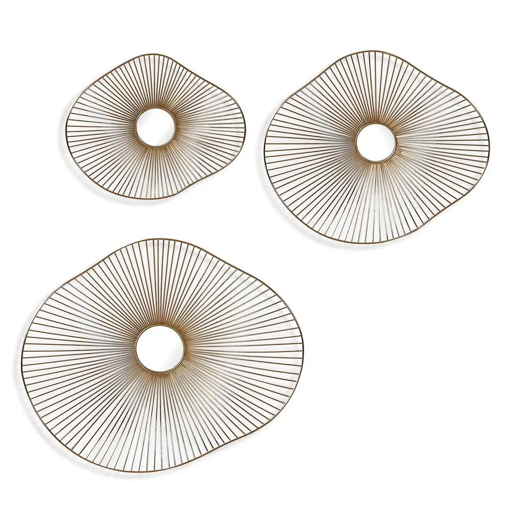 646c2e16febbc9b5afaacc01eb4f9ec4 Avarie Metal Wall Decor, S/3 - Image 1