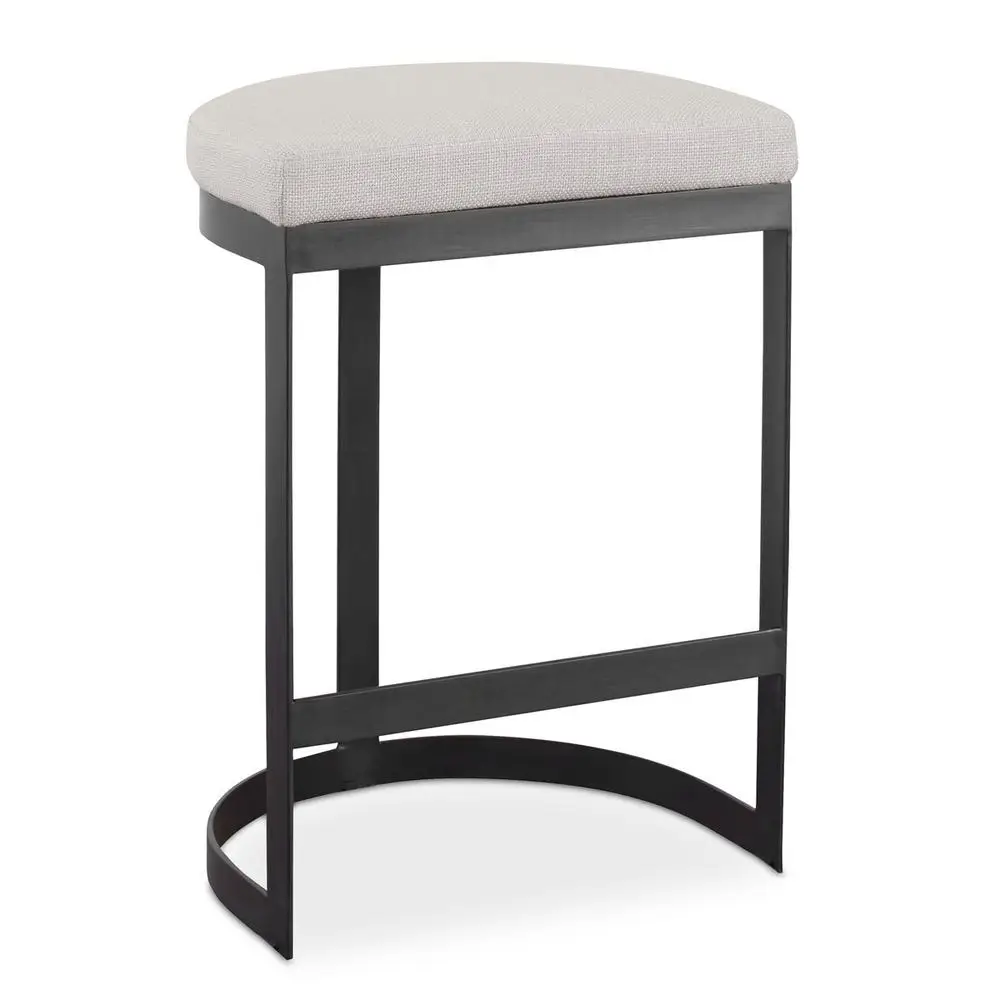 a586d663abca814207ed665f0a521a40 Ivanna Counter Stool, Black - Beige - Image 1