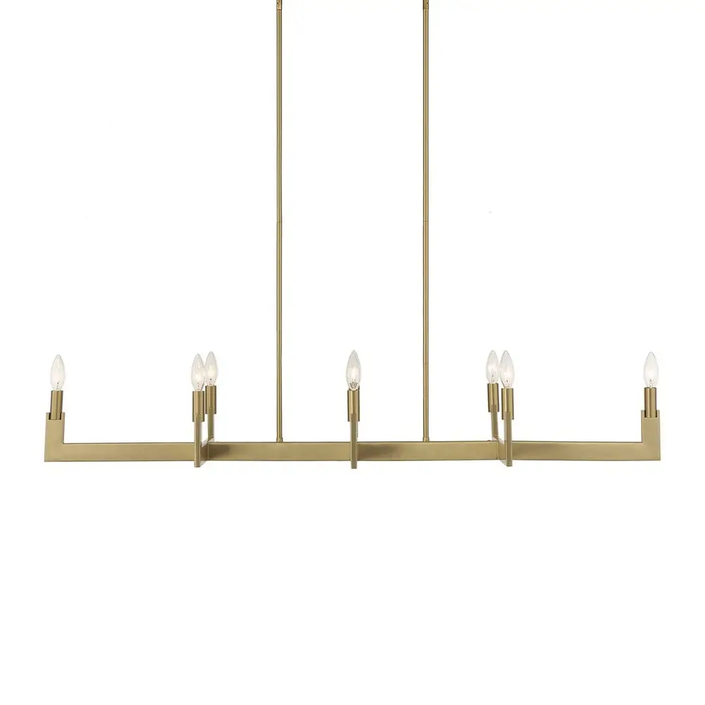 aa5fbb3a28f0cb667dde67cd9518a646 Cordoba, 8 Lt Linear Chandelier - Image 1