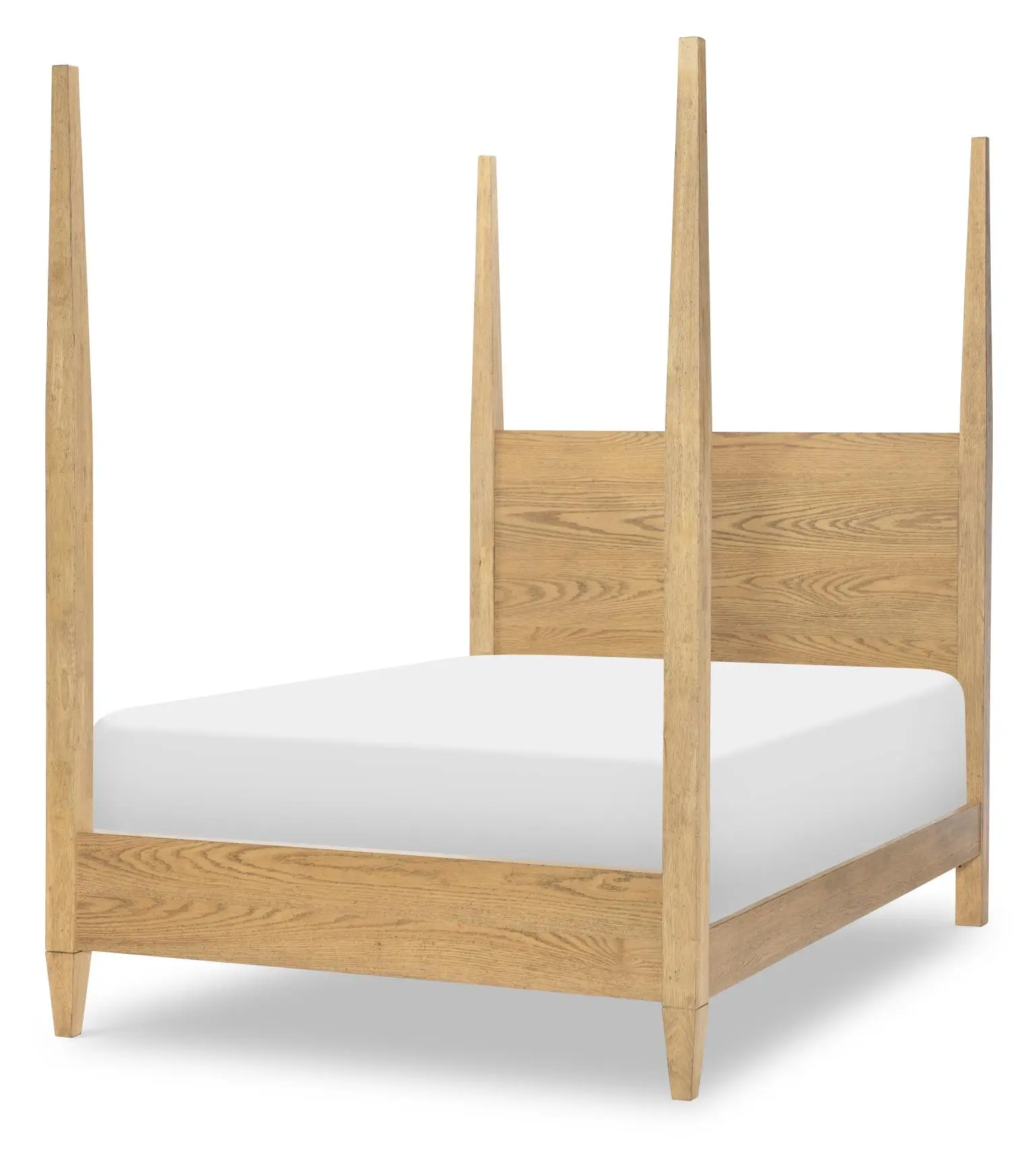 c58fbcbcb7b984a7dba6187605617c3d Complete Poster Bed Full 4/6 Natural Hickory - Image 1