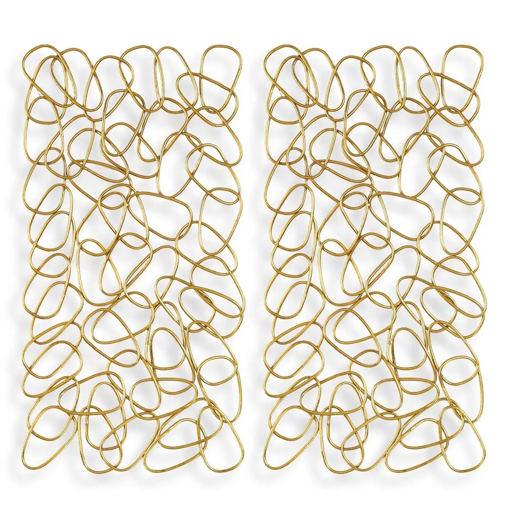 c6295d7511aa0951902755491a127cbd In The Loop Metal Wall Panels, S/2 - Image 1