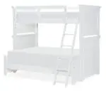 3815 Canterbury 2.0 LK Complete Bunk Twin Full Ext White