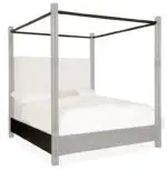 Bedroom Retreat 6/6 Pole Rattan Poster Rails and Canopy