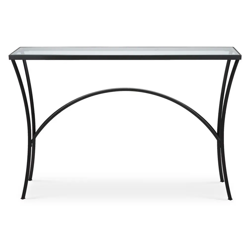 e2ef4aad4e6e9ef69cd2603c8b44c524 Alayna Console Table, Black - Image 1