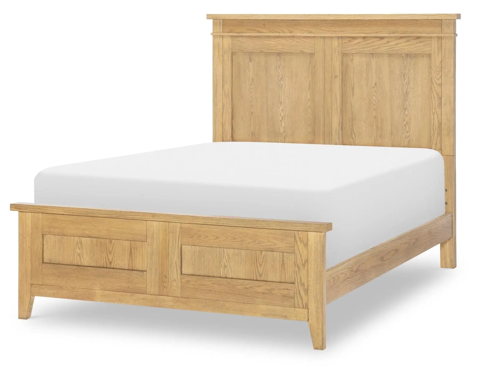 f93590bd51f51a2205965e961cc83ae3 Complete Panel Bed Full 4/6 Natural Hickory - Image 1