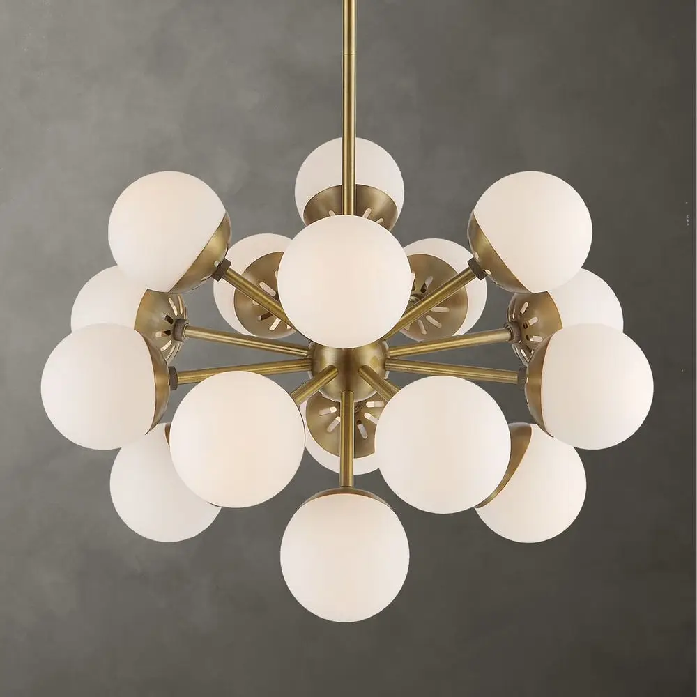 f9a3da2ae9efb2e5e0220438ab907207 Droplet, 16 Lt Chandelier - Image 1