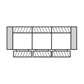 reclining 3c sofa 53801 w pwr headrest