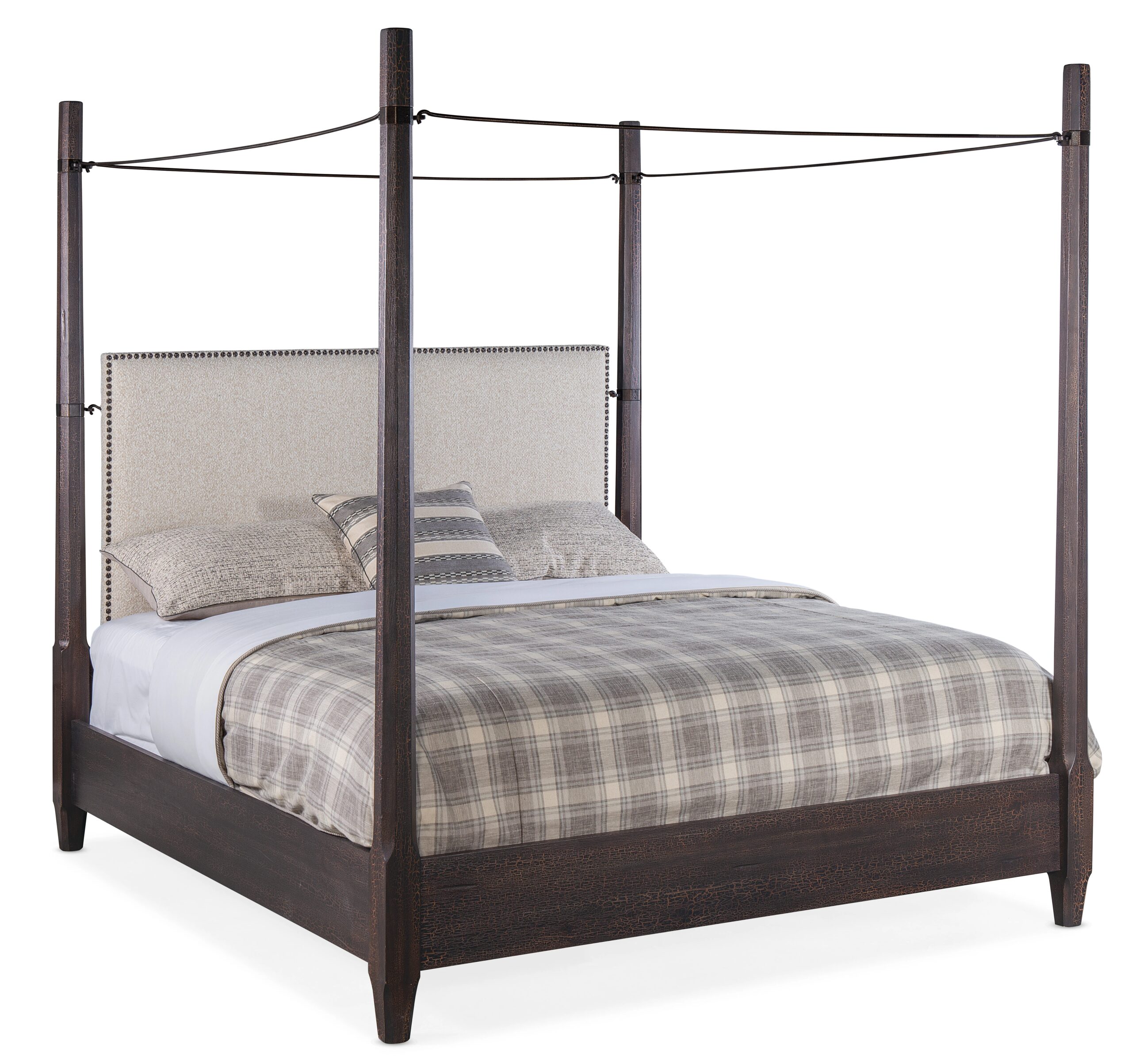 06a7a10b7d44ca7b4c87a1471ff3e6c3 Big Sky Cal King Poster Bed withcanopy - Image 1