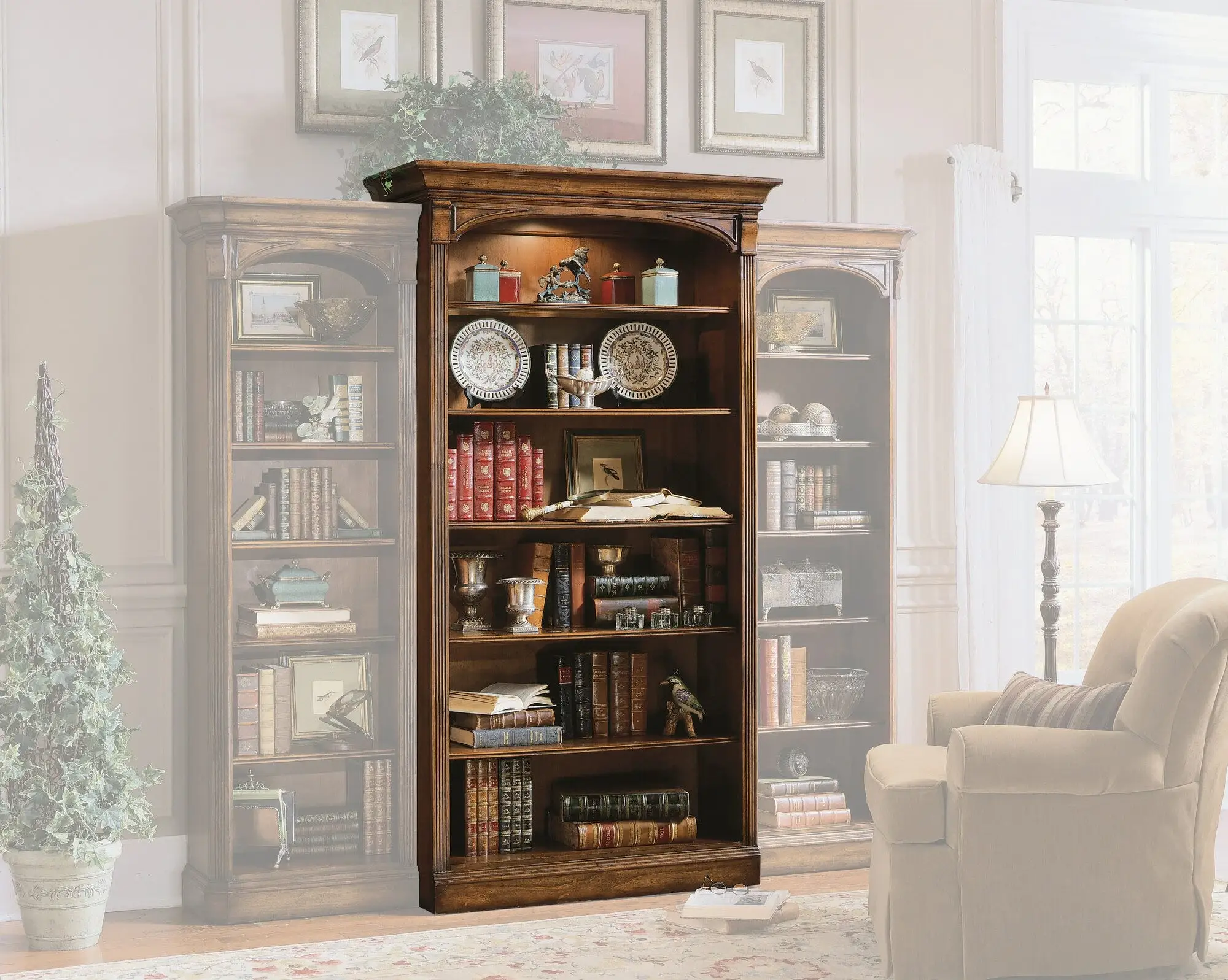 17627c296c8791582da20688e599f488 Brookhaven Open Bookcase - Image 1