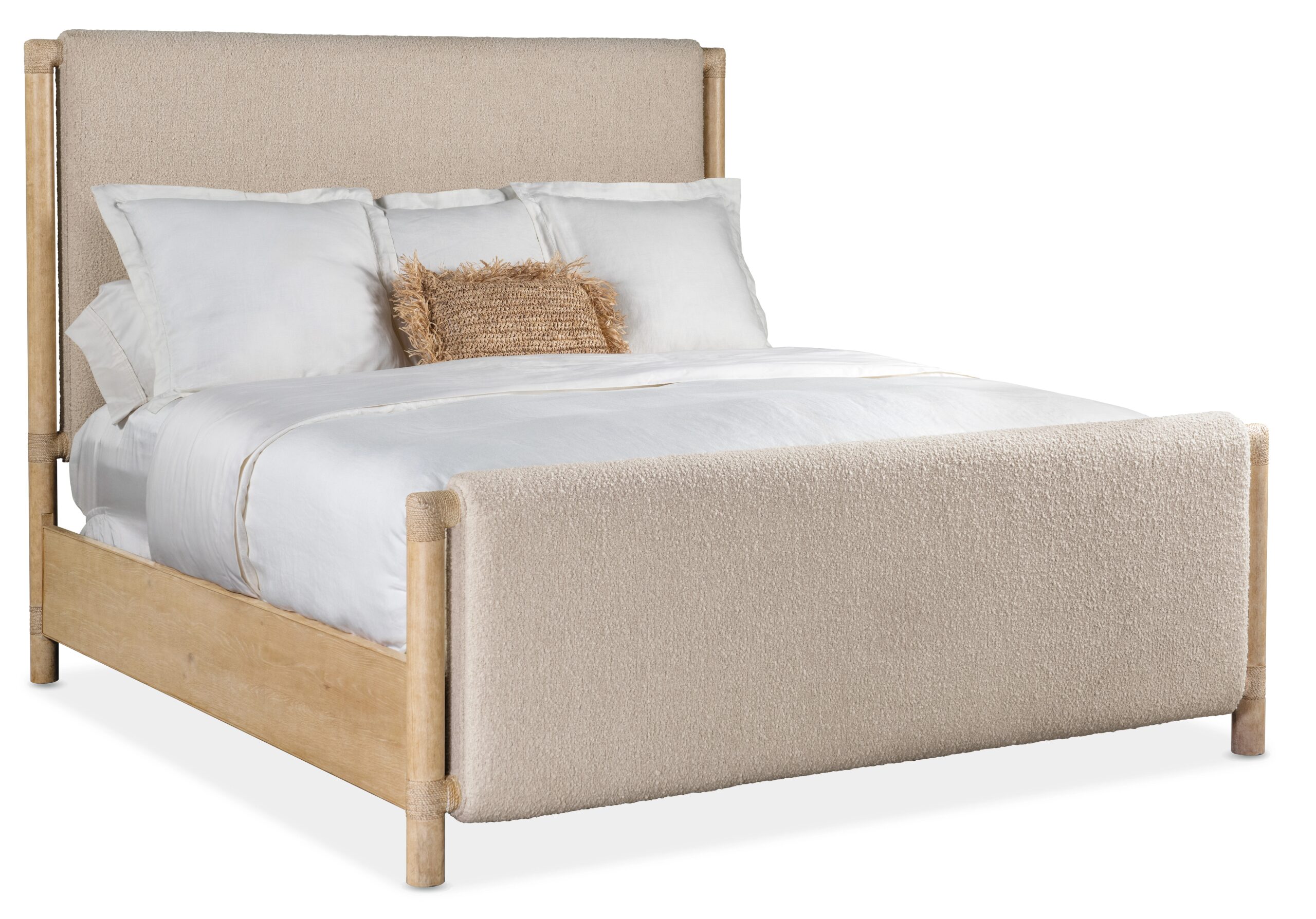 19616842fefdb52387c7a8182e1fb63a Retreat King Upholstered Panel Bed - Image 1