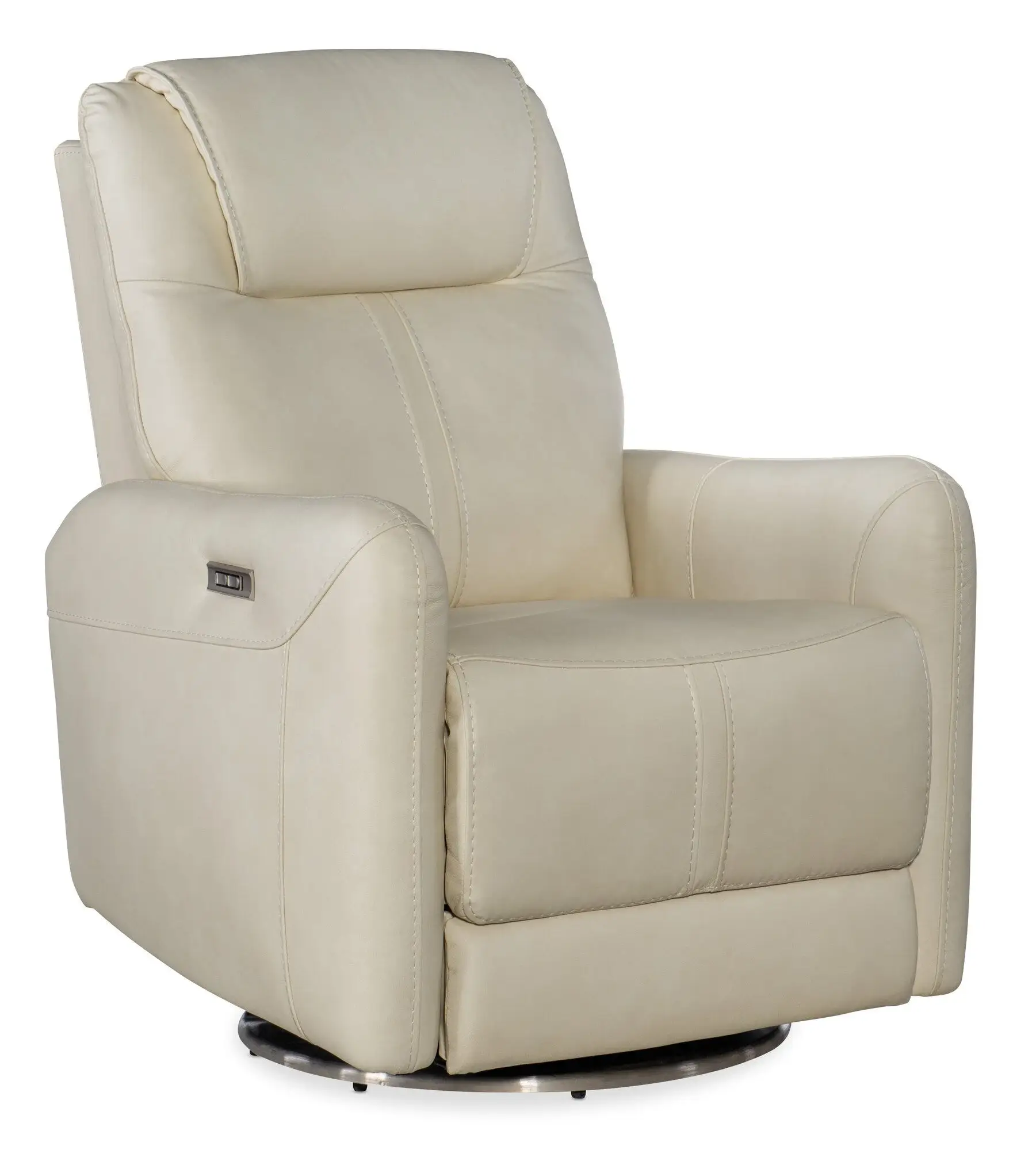 25f8c86ee83217c8fab9439b62a3867c Steffen Swivel Power Recliner with Power Headrest - Image 1