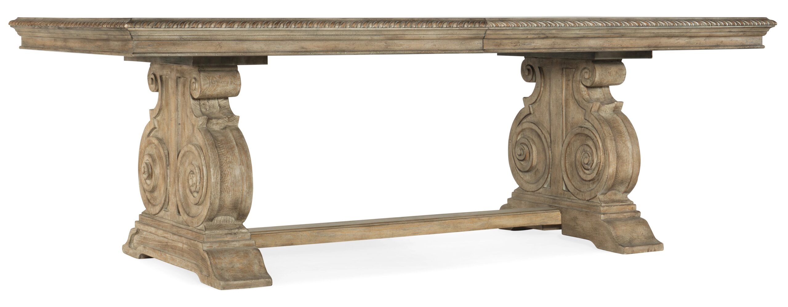 284f7edf60c9705b8f39a949d3e97d85 Castella Rectangle Dining Table with 2-20in Leaves - Image 1