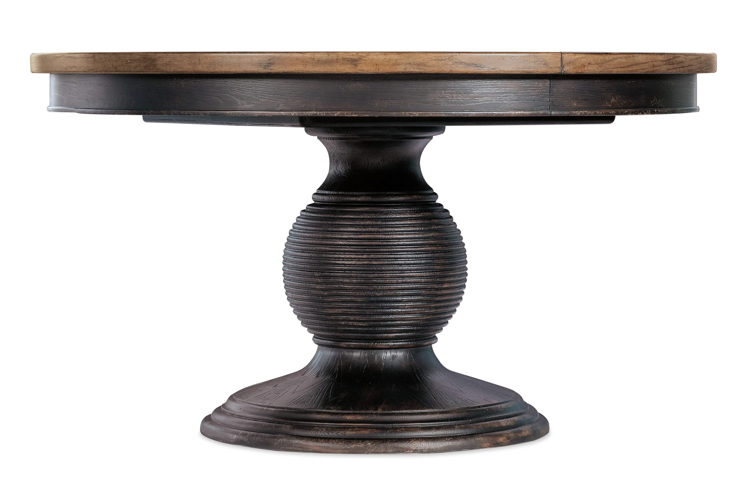 31ff093d8aae5fc766178f56939946fb Americana Round Pedestal Dining Table with 1-22in Leaf - Image 1