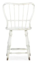 Ciao Bella Spindle Back Counter Stool-White - Image 3