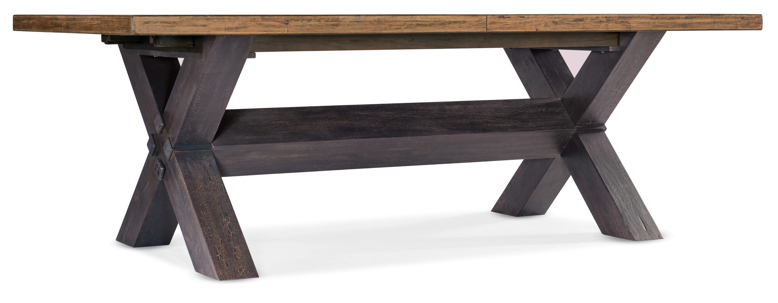 33c3026bbb1ed321ddf025ab6e5c2e3b Big Sky Trestle Dining Table with 2-20in Leaves - Image 1