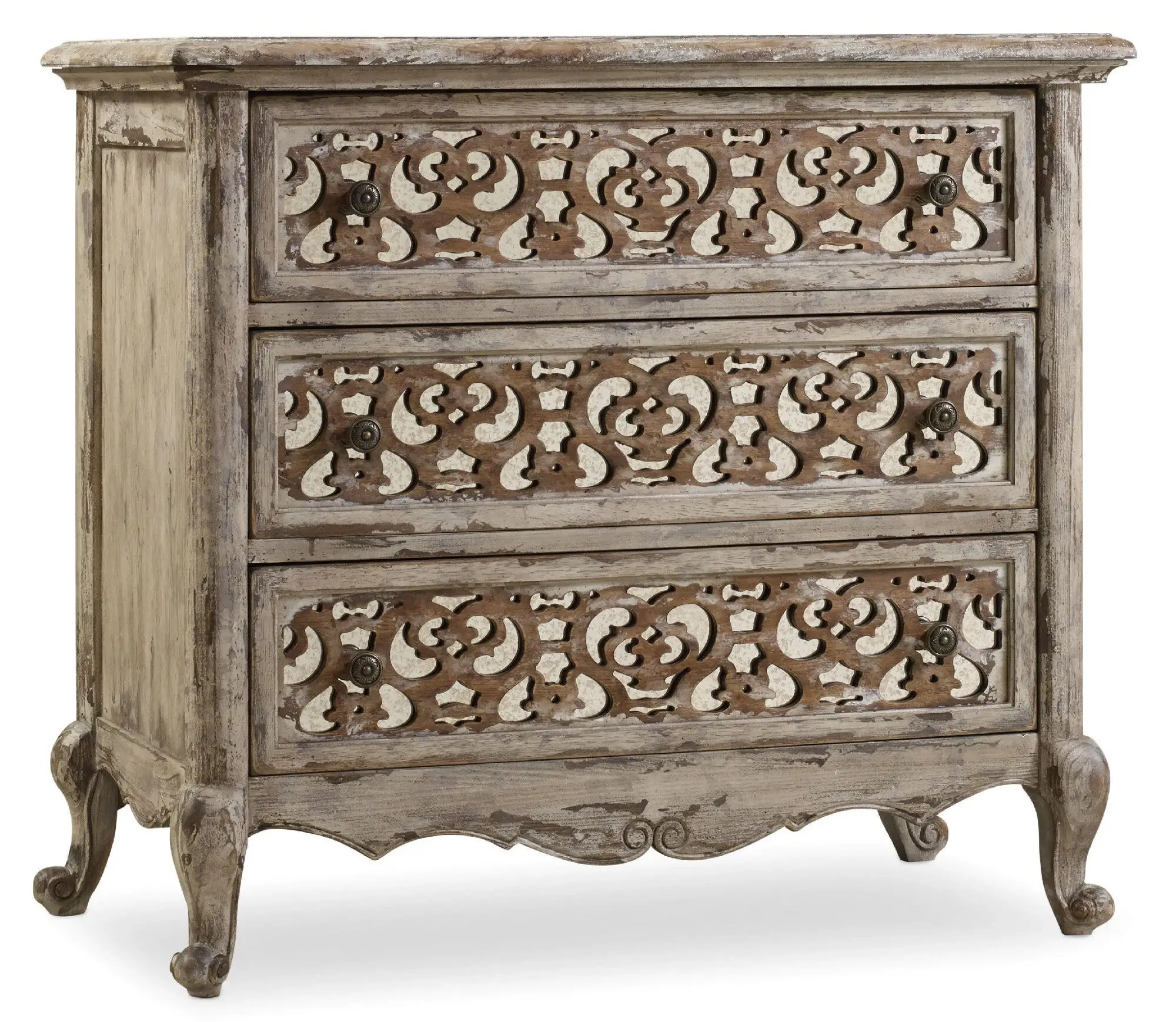 372e232a622dccb6a27625ac6b645939 Chatelet Fretwork Nightstand - Image 1