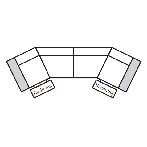 4 seater conversation sofa