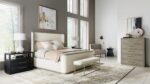Linville Falls Boones Queen Upholstered Shelter Bed - Image 4