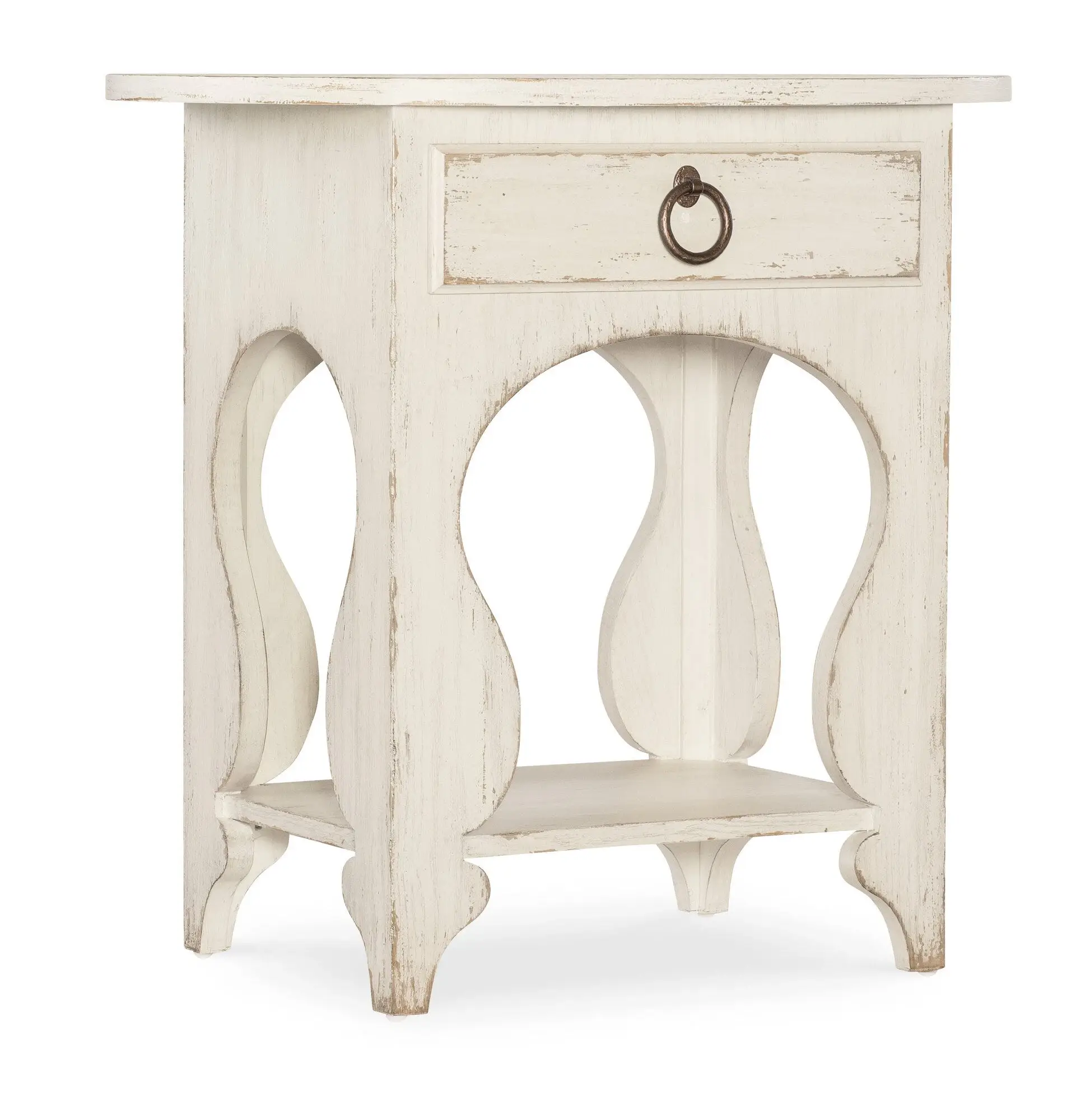 55842855131c95dbe8ae9a28f8383e27 Americana One-Drawer Oval Nightstand - Image 1