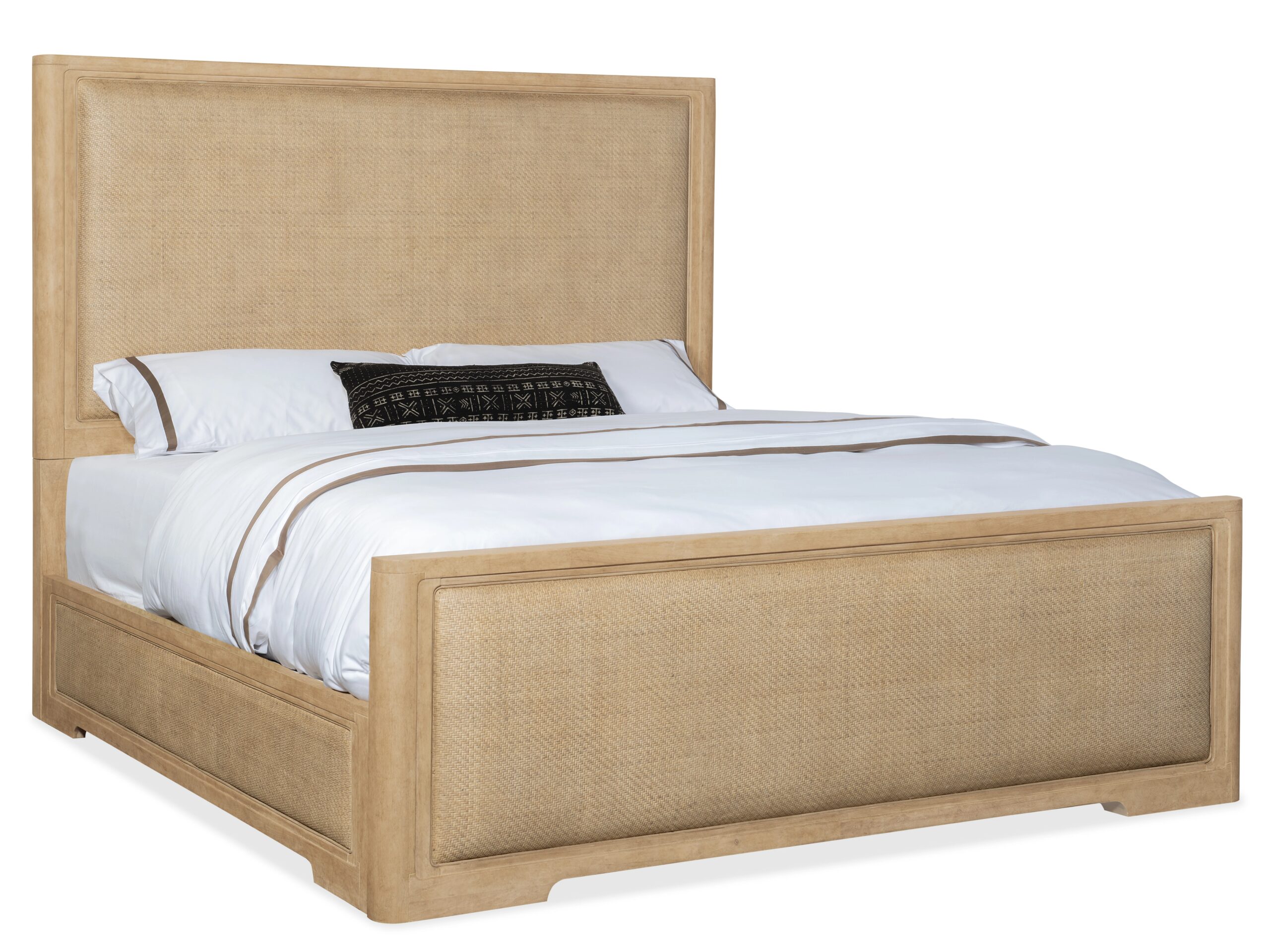 59a83382f966b4371770cc1d4d64852c Retreat King Cane Panel Bed - Image 1