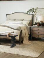 Ciao Bella Cal King Upholstered Bed- Speckled Gray - Image 3