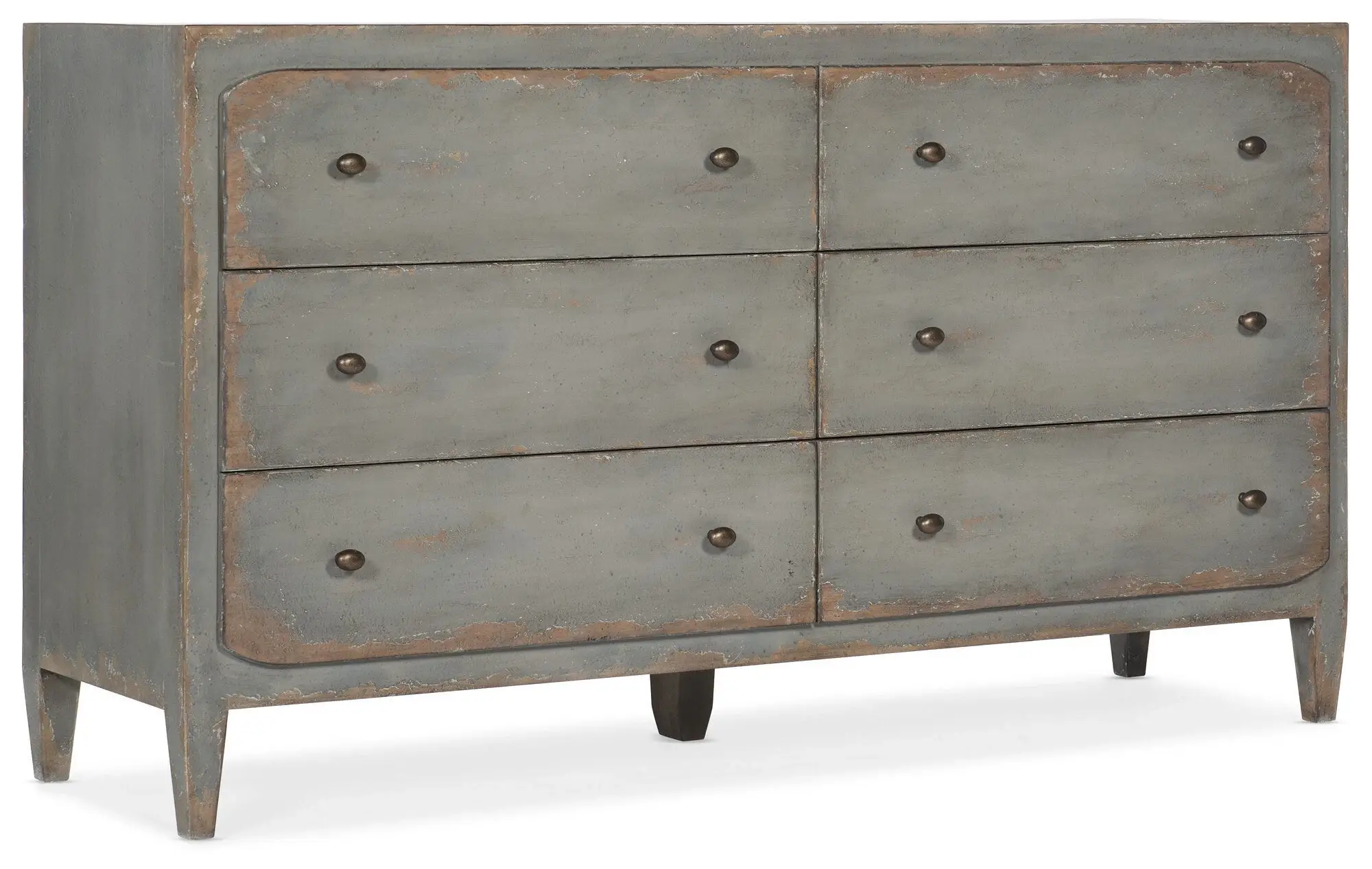 7eaf5f970579bdf3c3048af2f26f1c1e Ciao Bella Six-Drawer Dresser- Speckled Gray - Image 1