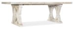 Serenity Topsail Rectangle Dining Table with 2-18in Leaves