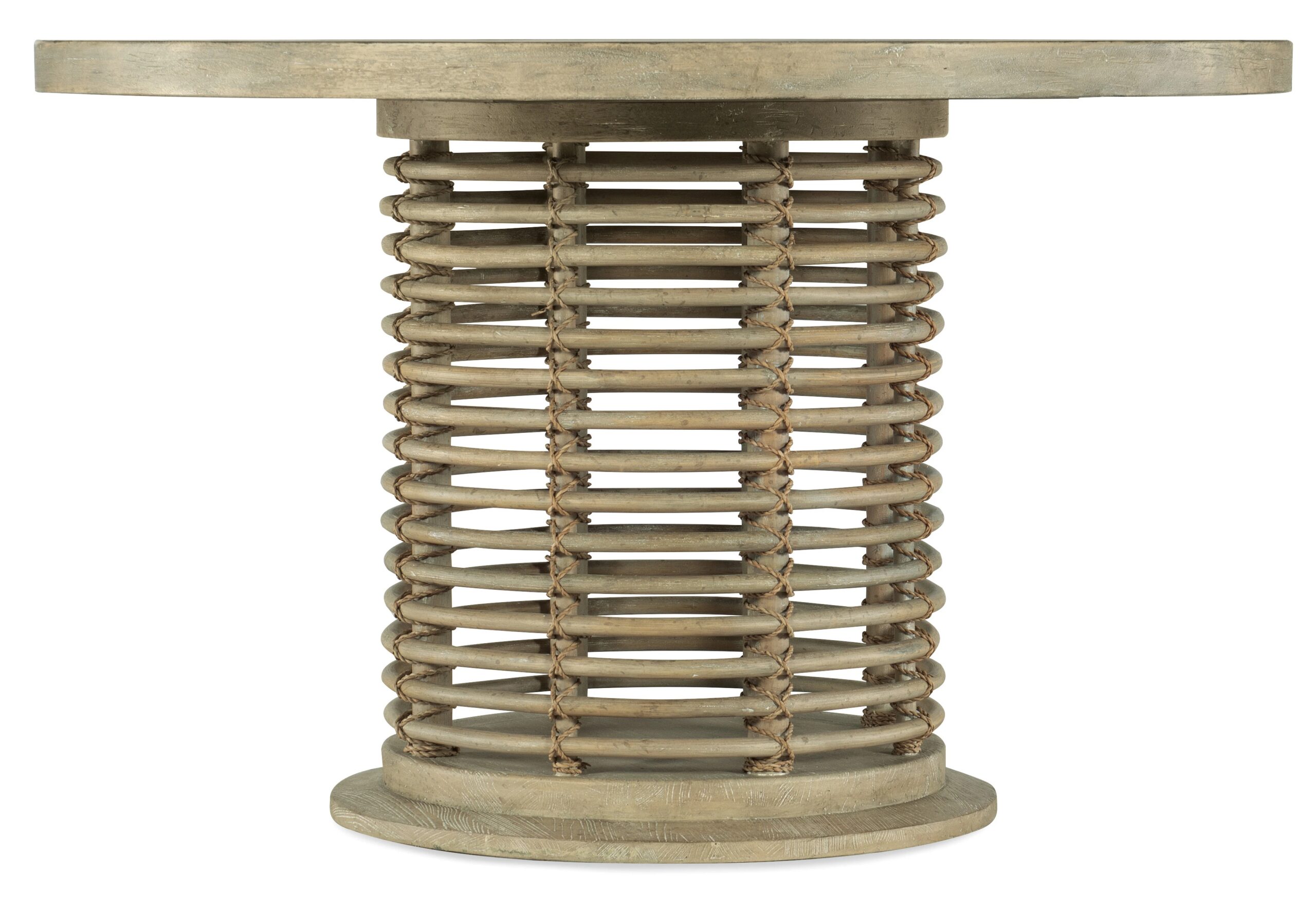 9220ea53e19dde8f7220d8cf85320e1f Surfrider 48in Rattan Round Dining Table - Image 1