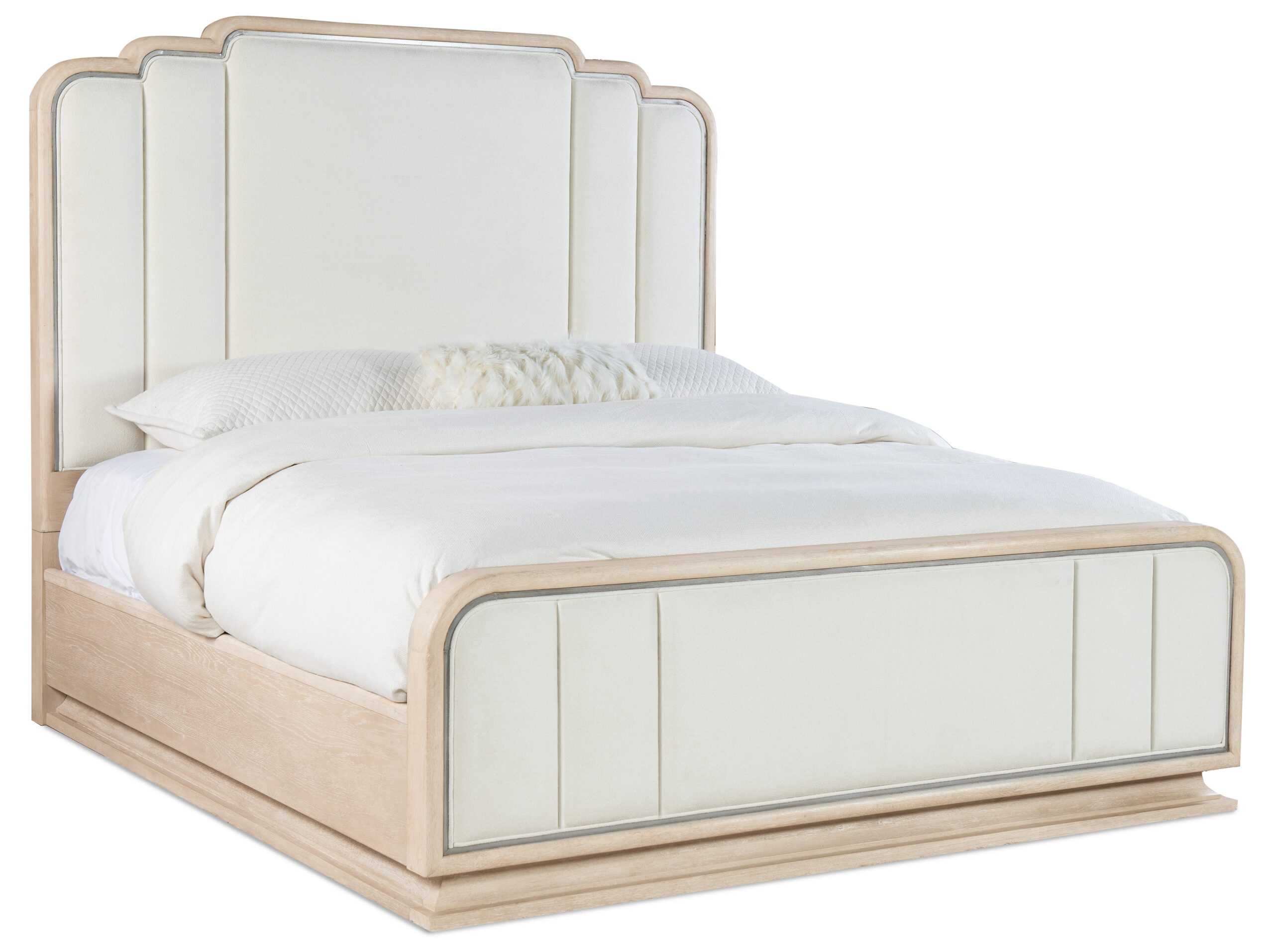 b1333b271bead473fe1804920a3e4790 Nouveau Chic King Upholstered Bed - Image 1