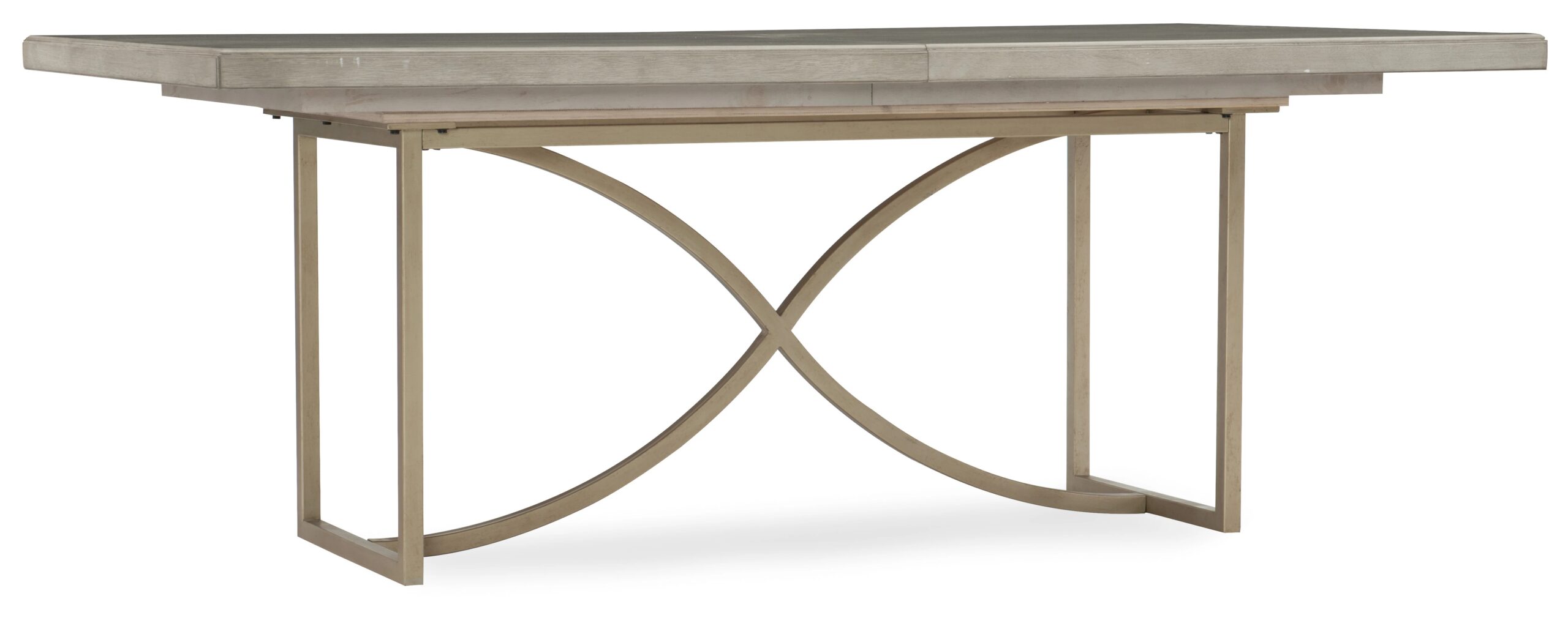 b14006caee93f3379065ba132b3eacf6 Elixir 80in Rectangular Dining Table with 1-20in Leaf - Image 1