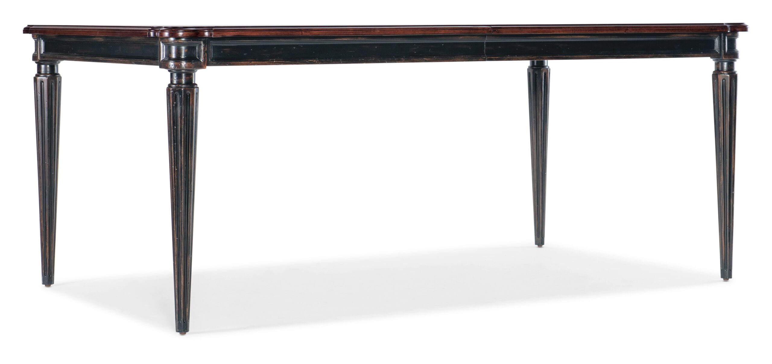 b243afcfbe60def3b7d90106fce77178 Charleston Rectangle Leg Dining Table w-2-22in Leaves - Image 1