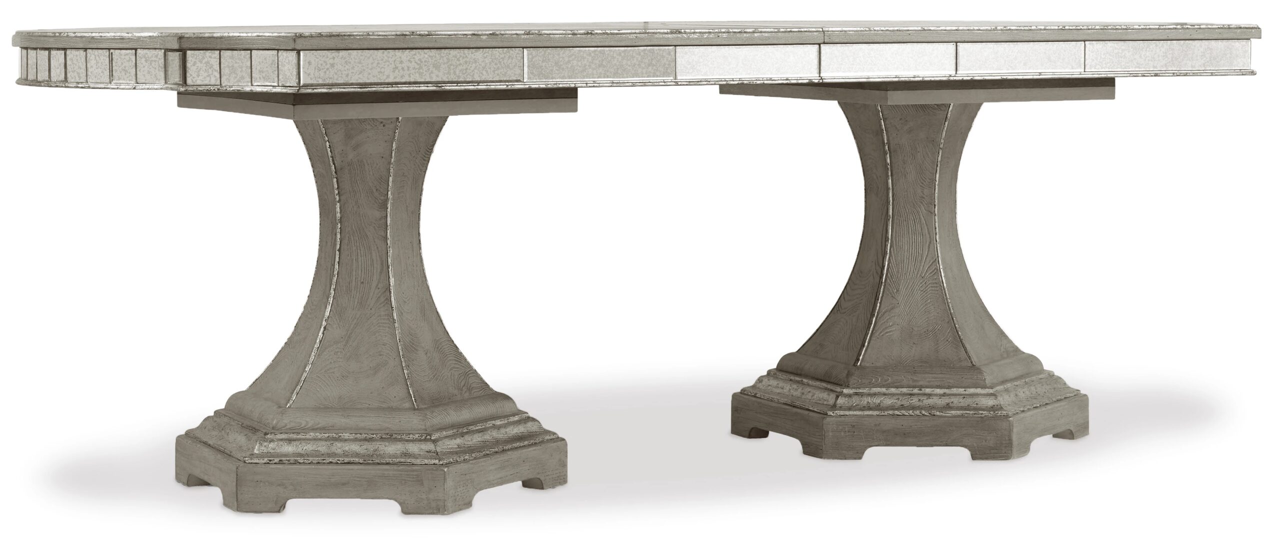 b74cc89dae8f8a1284b5277fb3e9cf55 Sanctuary Rectangle Dining Table with 2-20in Leaves - Image 1