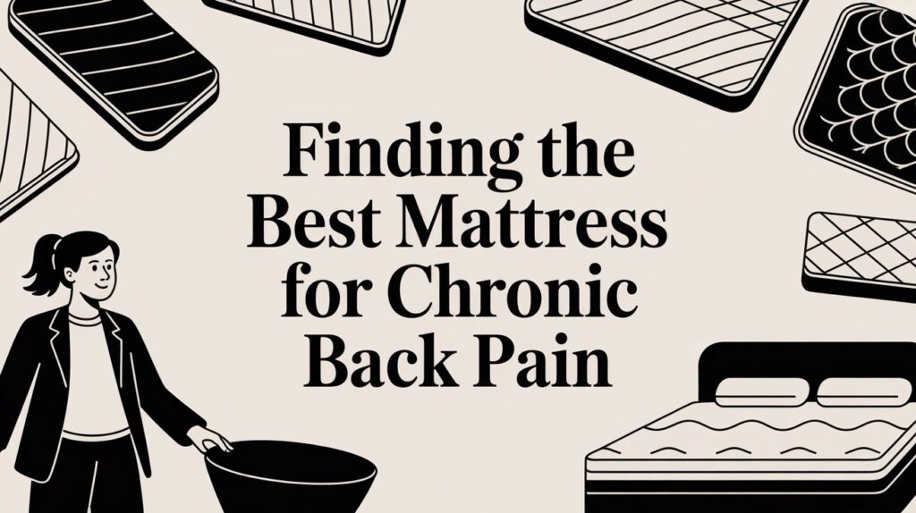best mattress for chronic back pain mattress illustration